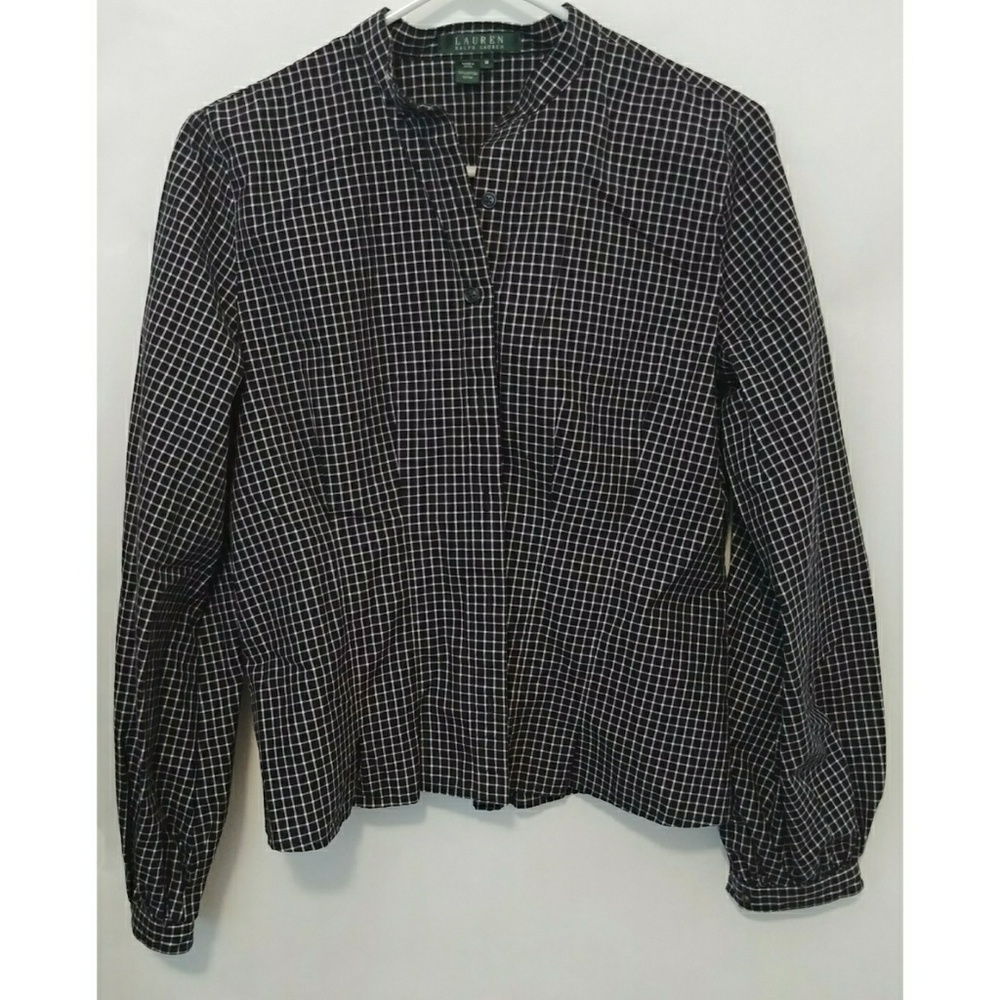 Lauren by Ralph Lauren Womens M Button Up